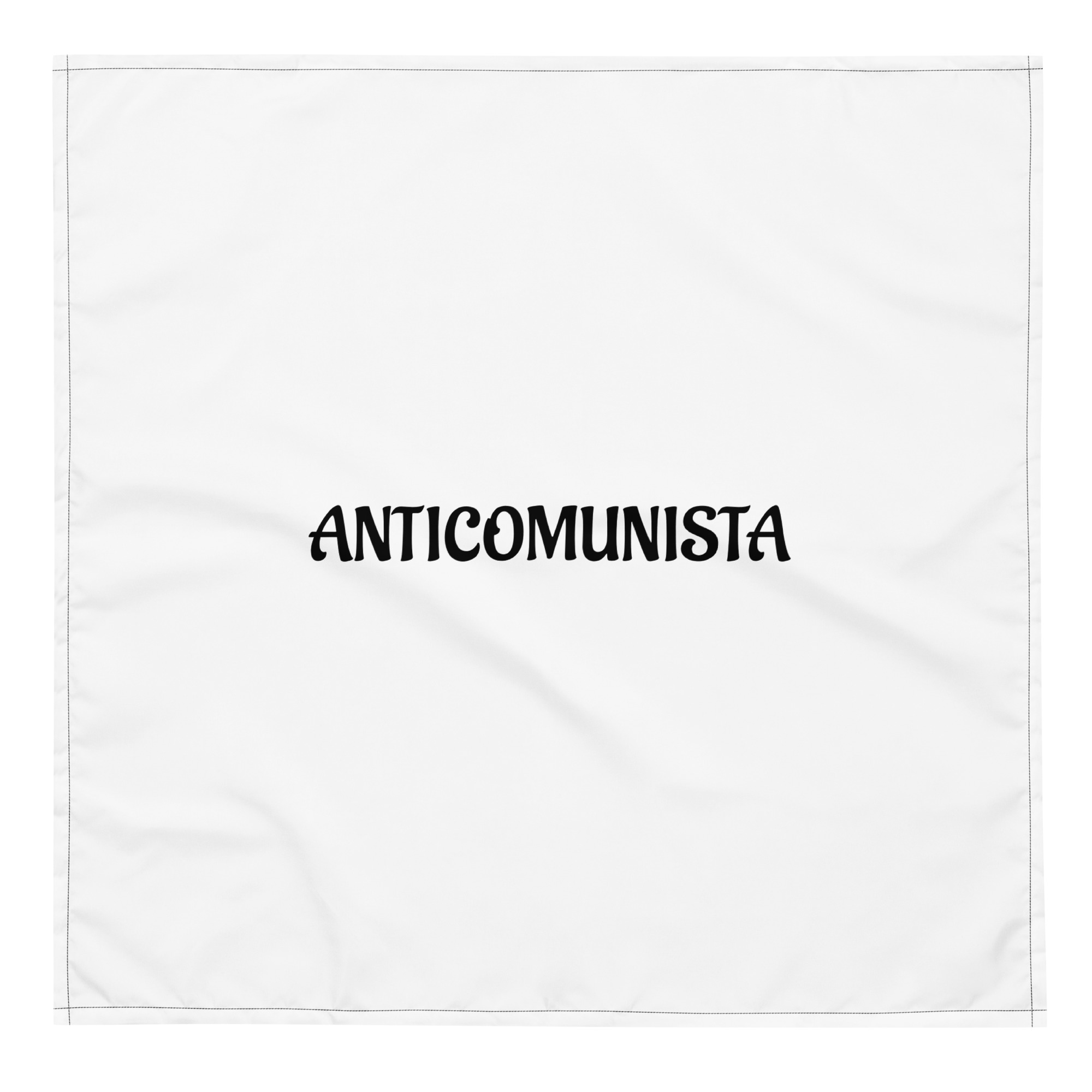 Bandana con stampa all over ANTICOMUNISTA - immagine 3