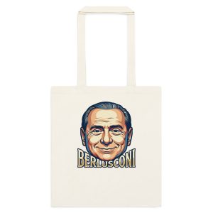 Shopping bag in cotone colorata BERLUSCONI