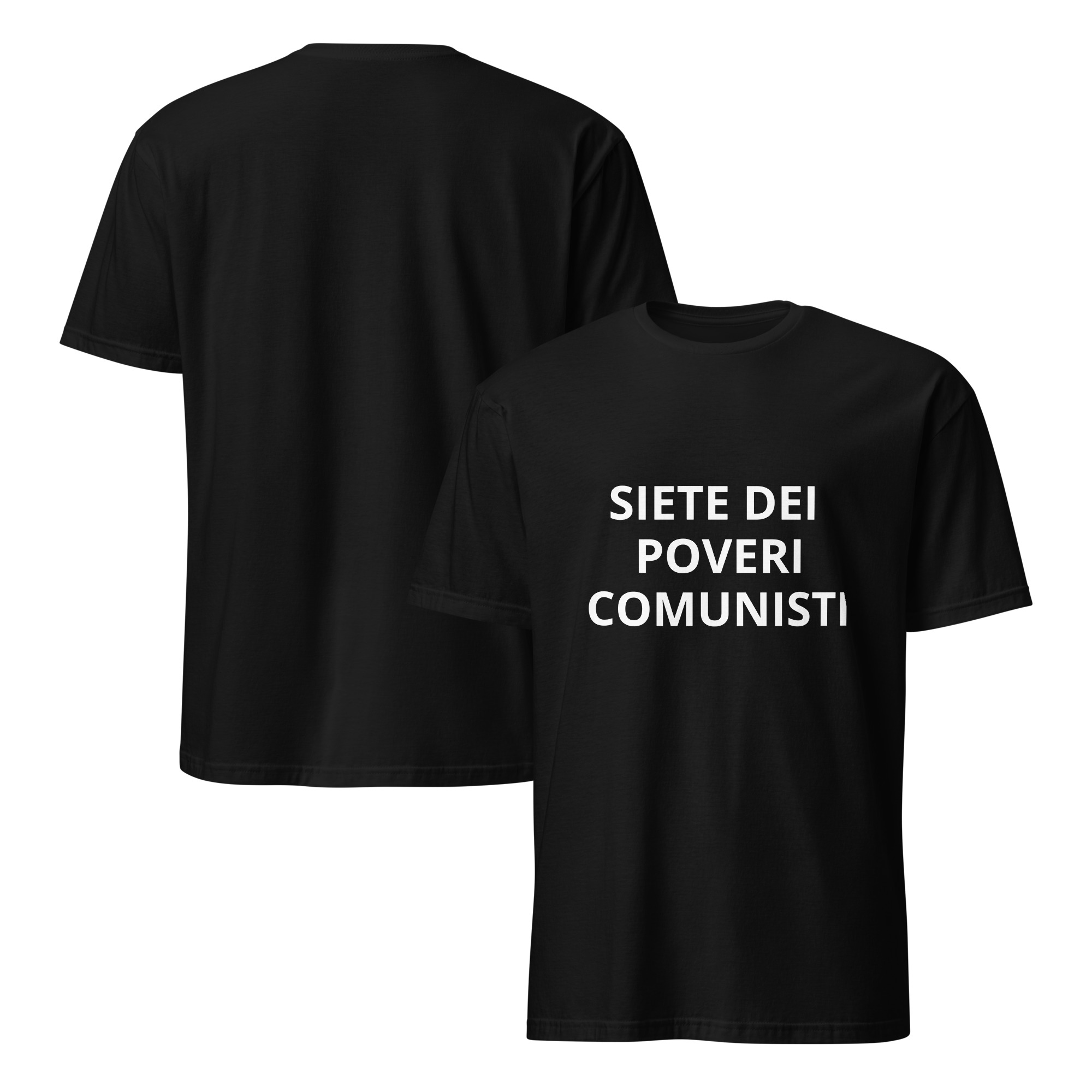 T-Shirt ''Siete dei poveri comunisti'' - Edizione Nostalgia - immagine 3
