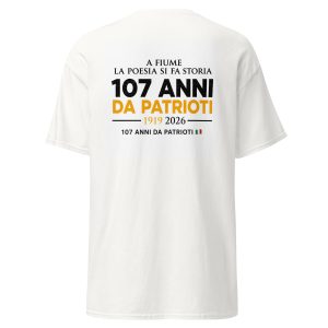 T-shirt classica unisex O FIUME O MORTE