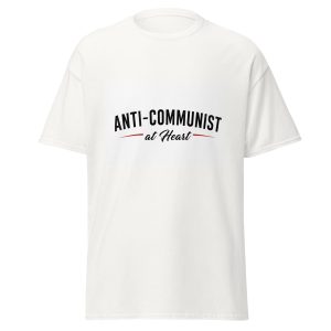 T-shirt classica unisex ANTICOMUNISTA